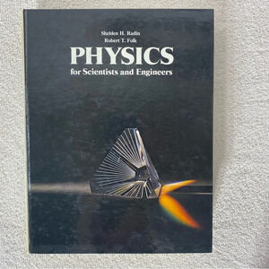 Vintage Physics For Scientists And Engineers Hard Cover Text  Book